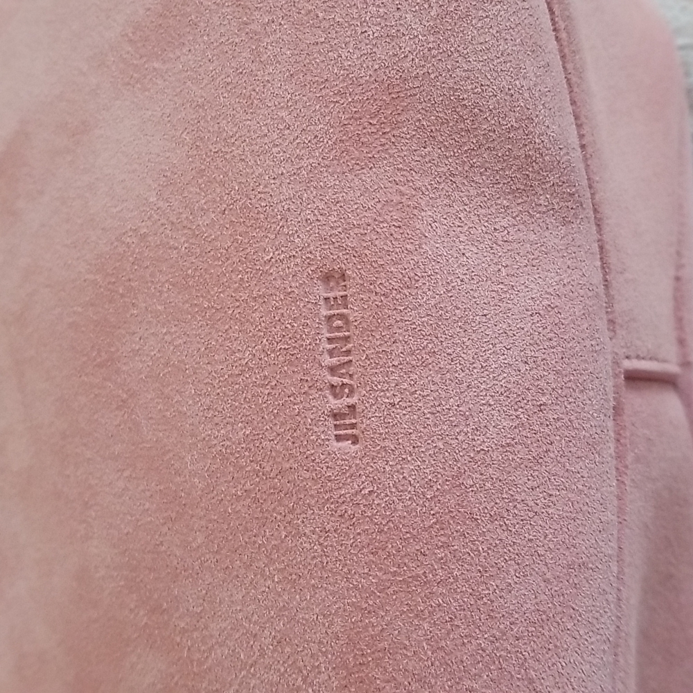 New Jil Sander Dome Medium Suede Crossbody Bag. - Picture 8 of 15